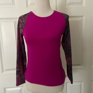 New Balance girls athletic performance top size 16 graphic print